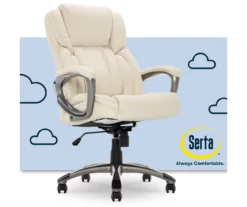 Serta Garret Executive Bonded Leather Office Chair -FurniHub Store 810590385 1
