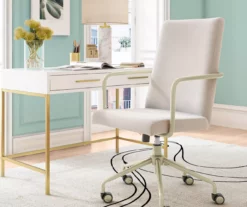 Giselle Velvet Office Chair -FurniHub Store 810590390 2