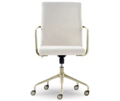 Giselle Velvet Office Chair -FurniHub Store 810590390 3