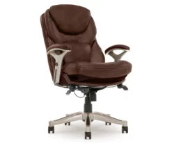 Claremont Chestnut Brown Bonded Leather Office Chair -FurniHub Store 810590393 4