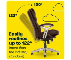 Claremont Chestnut Brown Bonded Leather Office Chair -FurniHub Store 810590393 8