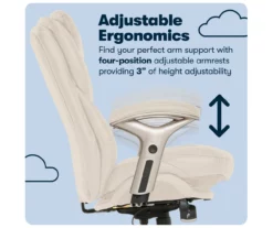 Serta Claremont Bonded Leather Office Chair -FurniHub Store 810590394 11 1