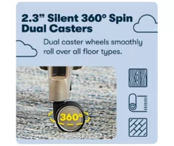 Claremont Ivory Bonded Leather Office Chair -FurniHub Store 810590394 12