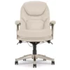 Claremont Ivory Bonded Leather Office Chair -FurniHub Store 810590394 3