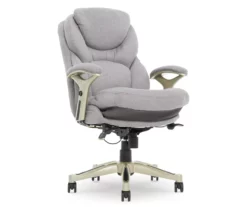 Claremont Light Gray Fabric Office Chair -FurniHub Store 810590395 4 1