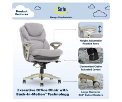 Serta Claremont Fabric Office Chair -FurniHub Store 810590395 7