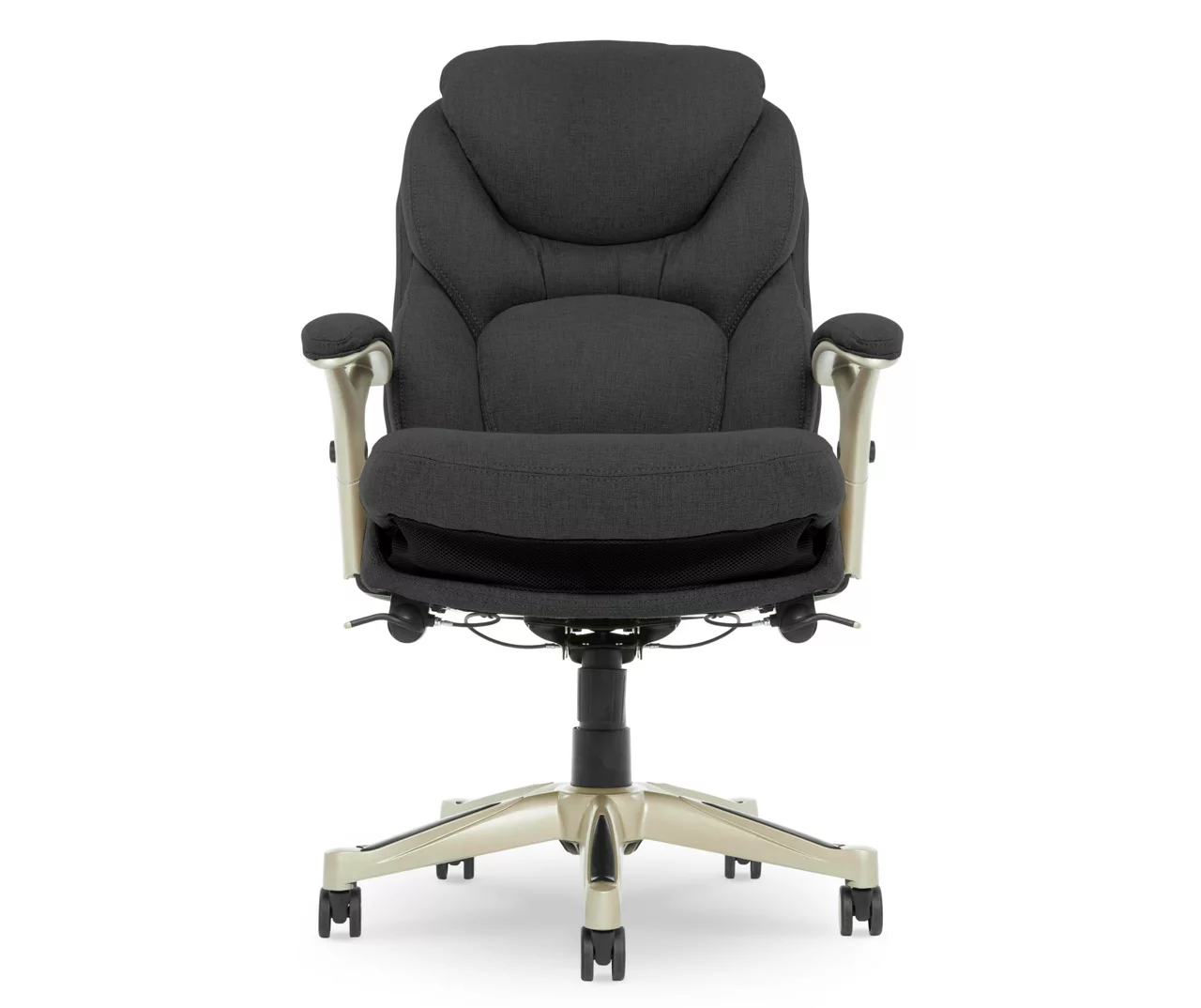 Claremont Dark Gray Fabric Office Chair 3 Claremont Dark Gray Fabric Office Chair