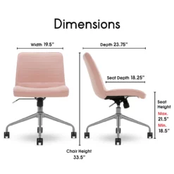 Adelaide Fabric Office Chair -FurniHub Store 810590401 61