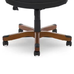 Conway Black Big & Tall Bonded Leather Office Chair -FurniHub Store 810590408 61