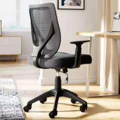 Production Black Mesh Office Chair -FurniHub Store 810590412 21