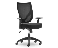 Production Black Mesh Office Chair -FurniHub Store 810590412 4