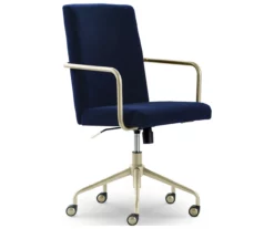 Giselle Velvet Office Chair -FurniHub Store 810590416 4