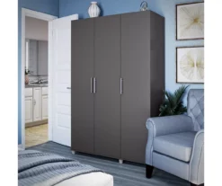 Systembuild Colwyn 3-Door Storage Wardrobe -FurniHub Store 810591235 2