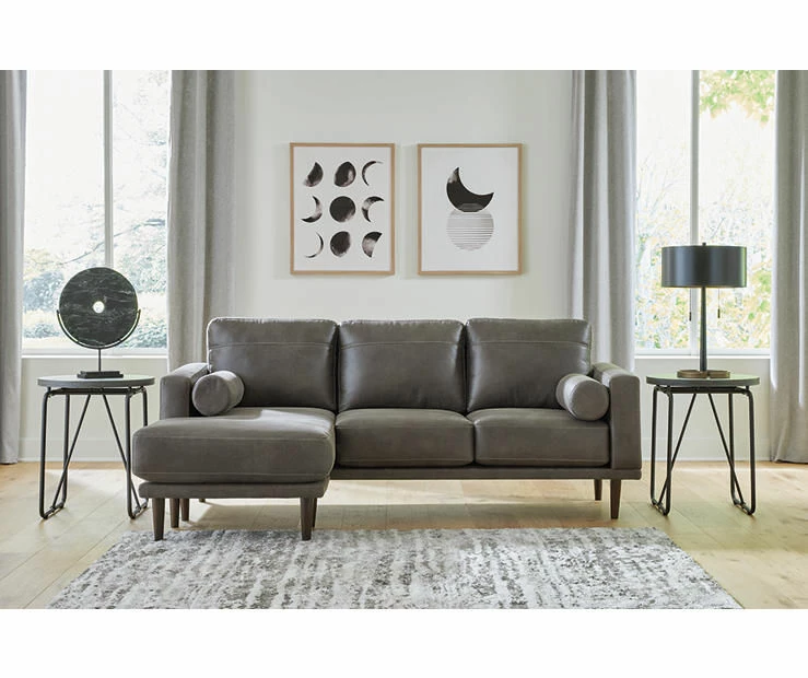 Signature Design By Ashley Arroyo Faux Leather Sofa Chaise 15 Signature Design By Ashley Arroyo Faux Leather Sofa Chaise - Image 13
