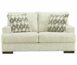 Caretti Parchment Loveseat -FurniHub Store 810594576 1 1