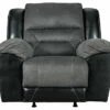 Earhart Slate Faux Leather Rocker Recliner -FurniHub Store 810594581 4 2