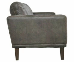 Arroyo Smoke Faux Leather Loveseat -FurniHub Store 810594589 5