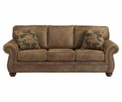 Larkinhurst Earth Faux Leather Queen Sofa Sleeper -FurniHub Store 810594594 1 1
