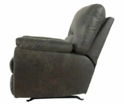 Tambo Pewter Faux Leather Rocker Recliner -FurniHub Store 810594596 10