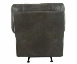 Tambo Pewter Faux Leather Rocker Recliner -FurniHub Store 810594596 2