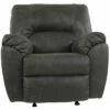 Tambo Pewter Faux Leather Rocker Recliner -FurniHub Store 810594596 5