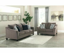 Nemoli Slate Loveseat -FurniHub Store 810594618 810594619