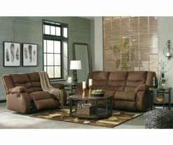 Tulen Chocolate Reclining Sofa -FurniHub Store 810594622 810594623 3