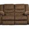 Tulen Chocolate Reclining Loveseat -FurniHub Store 810594623