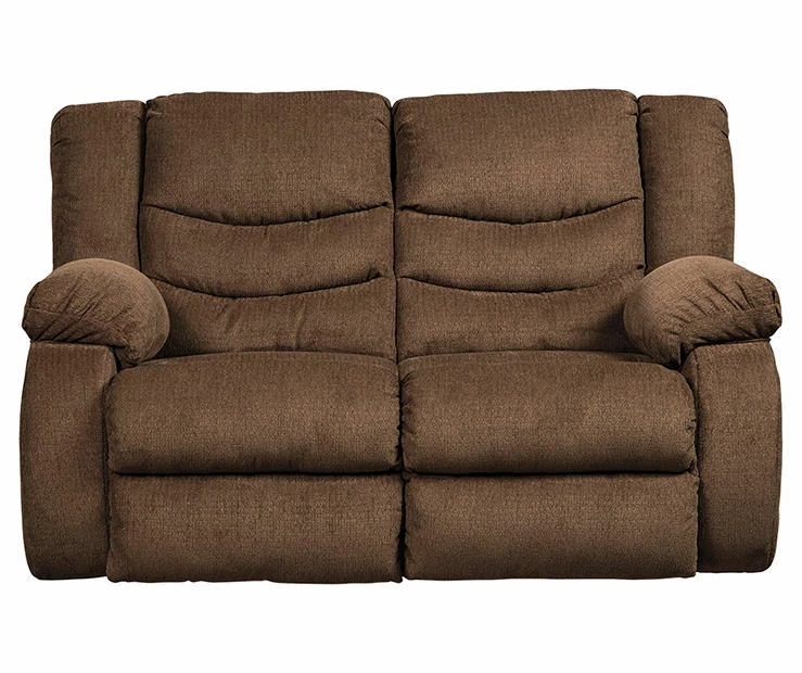 Tulen Chocolate Reclining Loveseat 3 Tulen Chocolate Reclining Loveseat