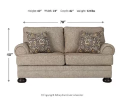 Kananwood Oatmeal Loveseat -FurniHub Store 810594640 4