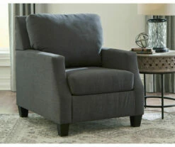 Bayonne Charcoal Armchair -FurniHub Store 810594660 5