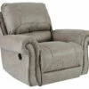 Olsberg Steel Faux Suede Rocker Recliner -FurniHub Store 810594670