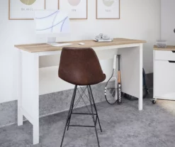 Evolution Vantage White & Weathered Oak Workbench 12 Evolution Vantage White & Weathered Oak Workbench -FurniHub Store 810597743 4