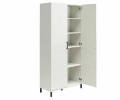 Evolution Vantage White 2-Door Storage Cabinet -FurniHub Store 810597744 2