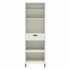 Evolution Vantage White 5-Shelf Open Cabinet -FurniHub Store 810597745