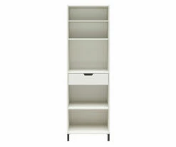 Evolution Vantage White 5-Shelf Open Cabinet