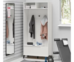 Evolution Amplus White Gym Storage Cabinet -FurniHub Store 810597746 6