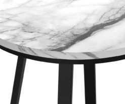Monarch Faux Marble & Metal Accent Table -FurniHub Store 810598396 A8 1