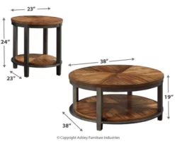 Roybeck 3-Piece Occasional Table Set -FurniHub Store 810598642 3
