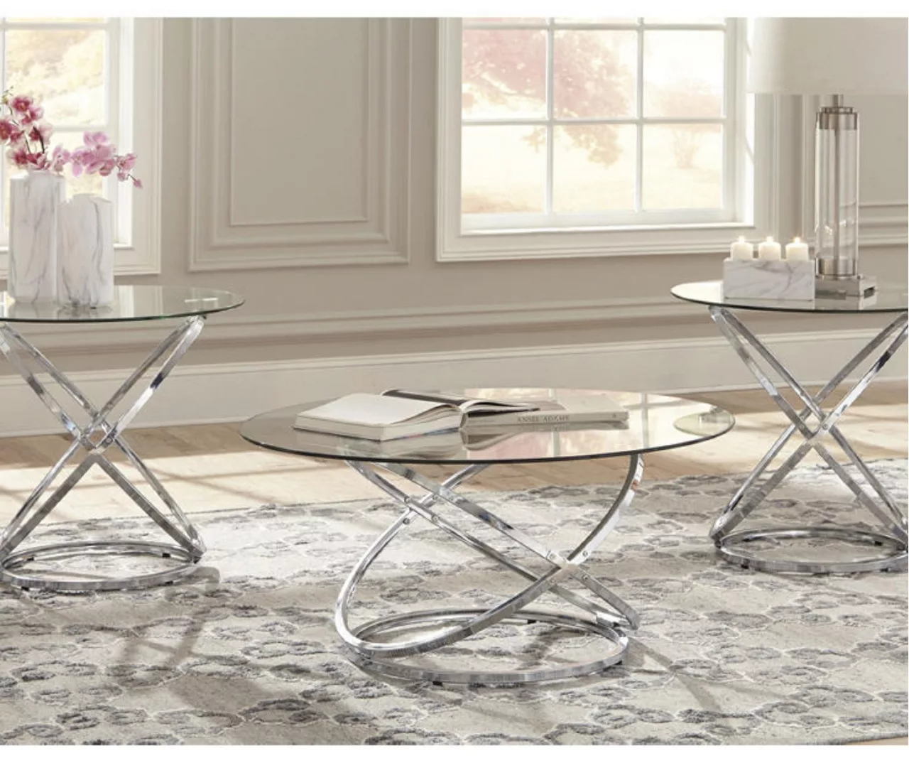 Hollynx 3-Piece Occasional Table Set 4 Hollynx 3-Piece Occasional Table Set - Image 2