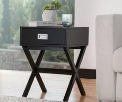 Glitzhome X-Leg End Table -FurniHub Store 810598717 A0 3