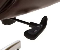 Dark Brown Mid-Century Modern Faux Leather Executive Office Chair -FurniHub Store 810598937 A0 7