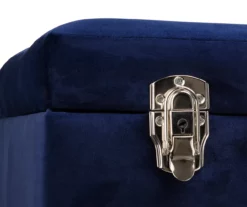 Glitzhome Velvet Suitcase Storage Stool -FurniHub Store 810598944 A0 5