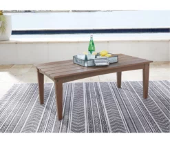 Emmeline Wood Look Coffee Table -FurniHub Store 810599346 1