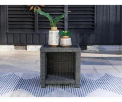 Elite Park All-Weather Wicker Patio End Table -FurniHub Store 810599417 2