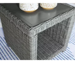 Elite Park All-Weather Wicker Patio End Table -FurniHub Store 810599417 3