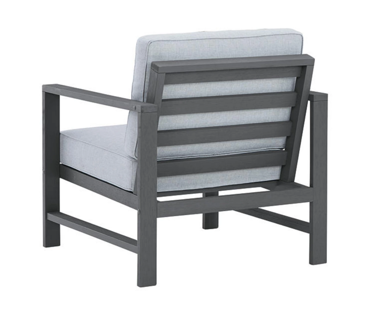 Fynnegan Gray Wood Cushioned Patio Lounge Chairs, 2-Pack 8 Fynnegan Gray Wood Cushioned Patio Lounge Chairs, 2-Pack - Image 6