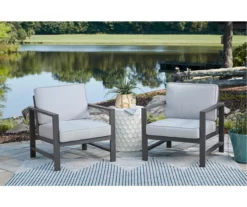 Fynnegan Gray Wood Cushioned Patio Lounge Chairs, 2-Pack 16 Fynnegan Gray Wood Cushioned Patio Lounge Chairs, 2-Pack -FurniHub Store 810599421 7