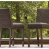 44.6" Paradise Trail All-Weather Wicker Patio Bar Stools, 2-Pack 2 44.6" Paradise Trail All-Weather Wicker Patio Bar Stools, 2-Pack -FurniHub Store 810599432 5