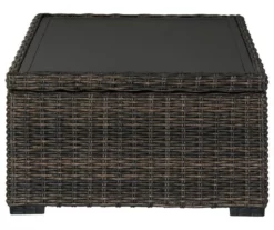 Grasson Lane All-Weather Wicker Patio Coffee Table -FurniHub Store 810599433 4